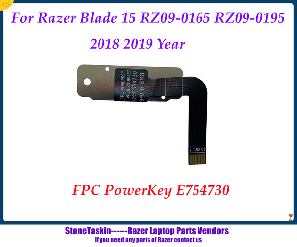 StoneTaskin NEW Original FPC Powerkey E754730 For Razer Blade 15 RZ09-02385 02386 0288 0301 Power-on Board switch Fast Ship