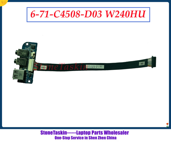 StoneTaskin оригинальный 6-71-C4508-D03 для Clevo E5120Q W240HU W244HU ноутбук аудио USB доска 100% протестировано 