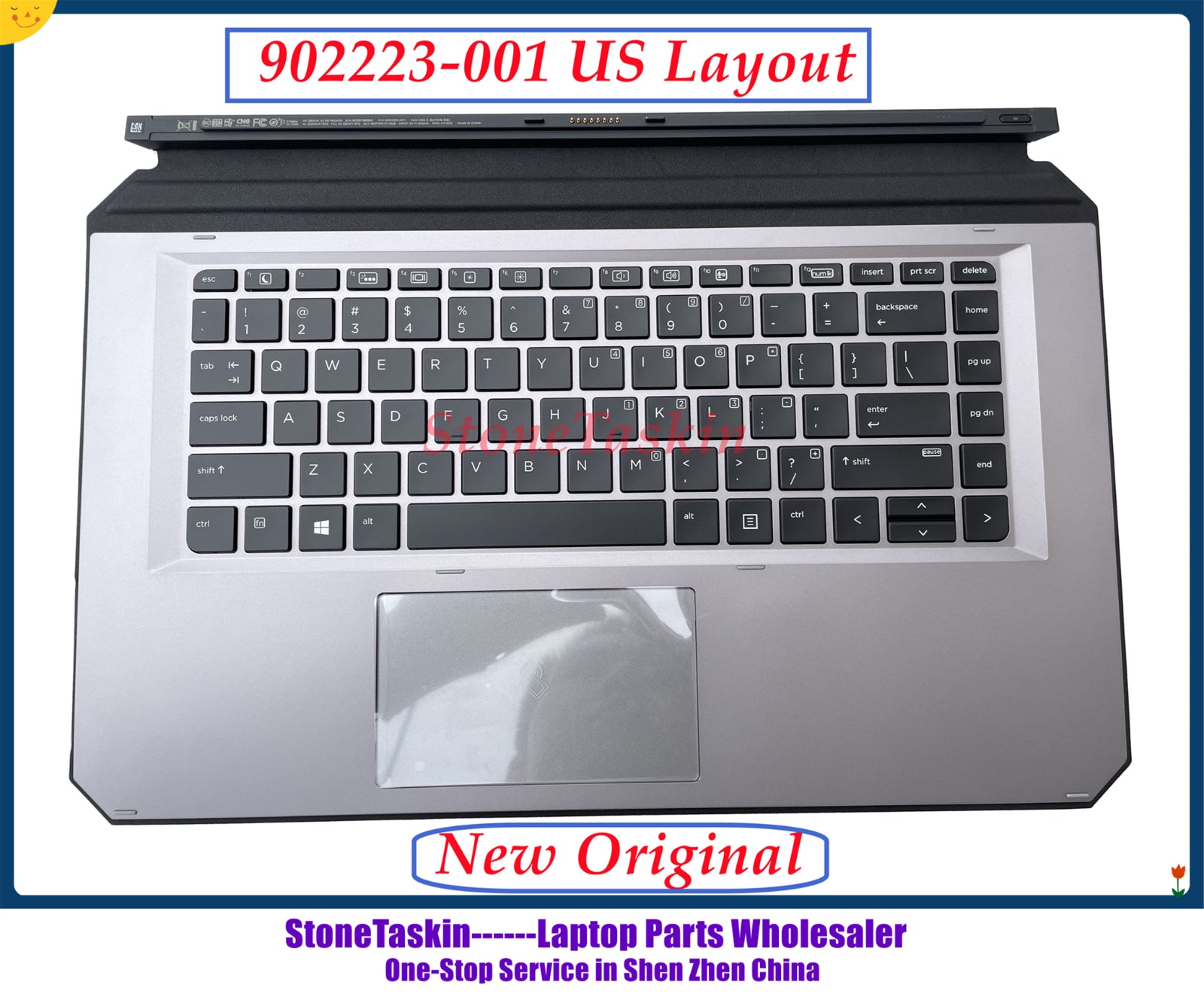 StoneTaskin Original Brand New 902223-001 For HP Zbook X2 G4 Keyboard