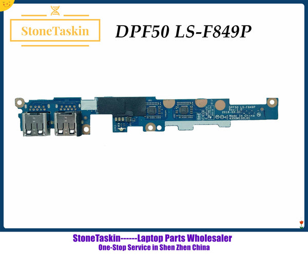 StoneTaskin Original Laptop USB Board for HP Pavilion 15-CX Series 15-CX0058WM USB Adapter with Cable DPF50 LS-F849P