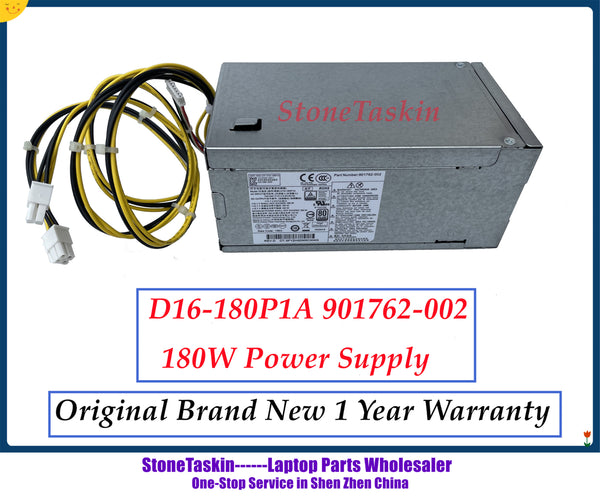 StoneTaskin Original New 901762-002 For HP Prodesk 288 280 800 600 G3 G4 MT Zhan 86 Power Supply D16-180P1A 180W 100% Tested