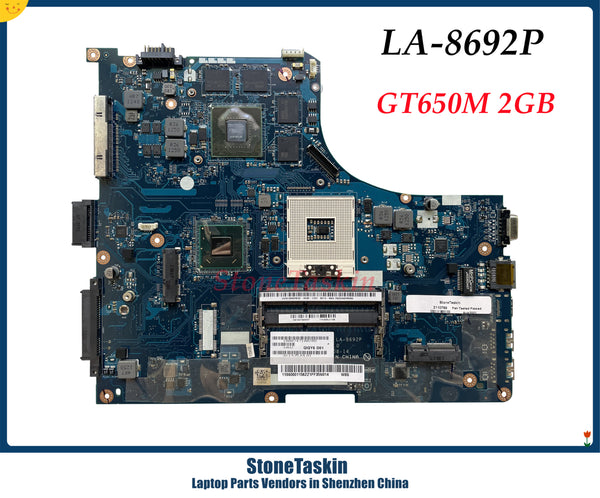 StoneTaskin QIQY6 LA-8692P para Lenovo Ideapad Y500 Y500N placa base de computadora portátil PGA989 HM77 DDR3 GPU GT650M 2GB 100% probado
