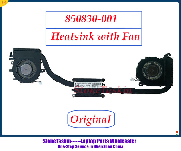 StoneTaskin Refurbished 850830-001 For HP Elitebook 1040 G3 Laptop CPU Cooling Heatsink With Fan 3VY0FTMTP00 100% Tested