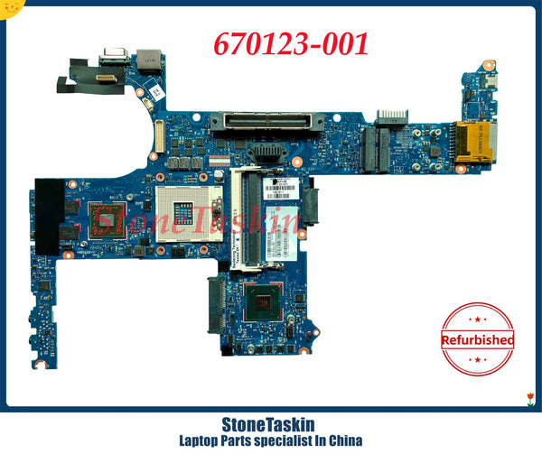 StoneTaskin refurbished 670123-001 for HP EliteBook 8460P 6460B Laptop motherboard 6050A2398501-MB-A02 HM65 QM67 DDR3 Tested