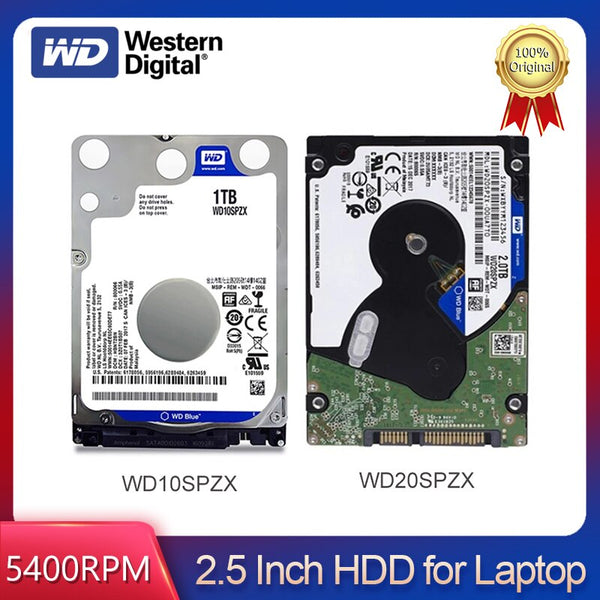 Western Digital WD 1 ТБ 2 ТБ 4 ТБ 2,5 "7 мм внутренний жесткий диск для ноутбука Notebook Slim HDD SATA III 6,0 Гбит/с 