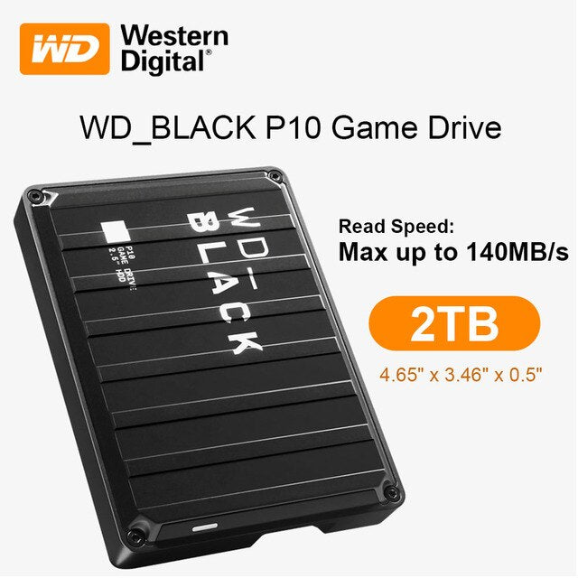 Hard Disk Western Digital Black P10 Game Drive 5tb Western Digital