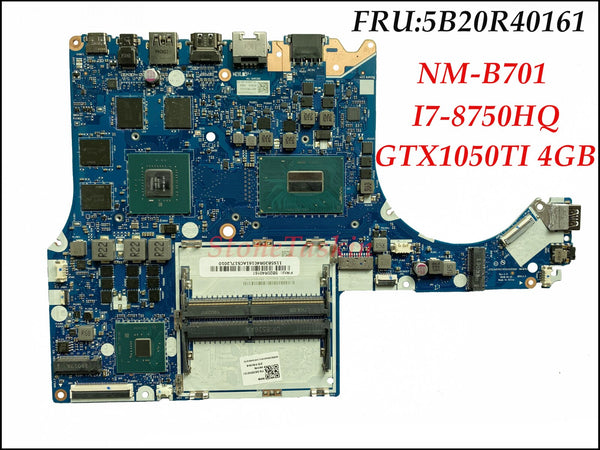 Оптовая продажа 5B20R40161 для Lenovo Legion Y530-15ICH Материнская плата ноутбука Материнская плата NM-B701 SR3YY I7-8750H N17P-G1-A1 DDR4 100% тест