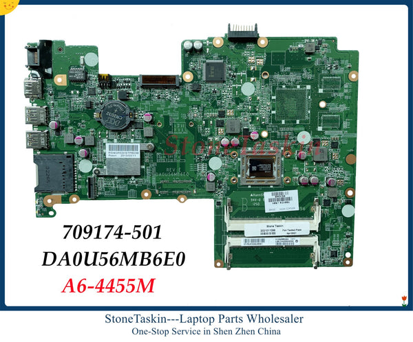 Оптовая продажа, оригинальная материнская плата для ноутбука HP Pavilion 15-B 15-Z Series 709174-001 709174-501 DA0U56MB6E0 UMA A70M A8-4455M, протестирована