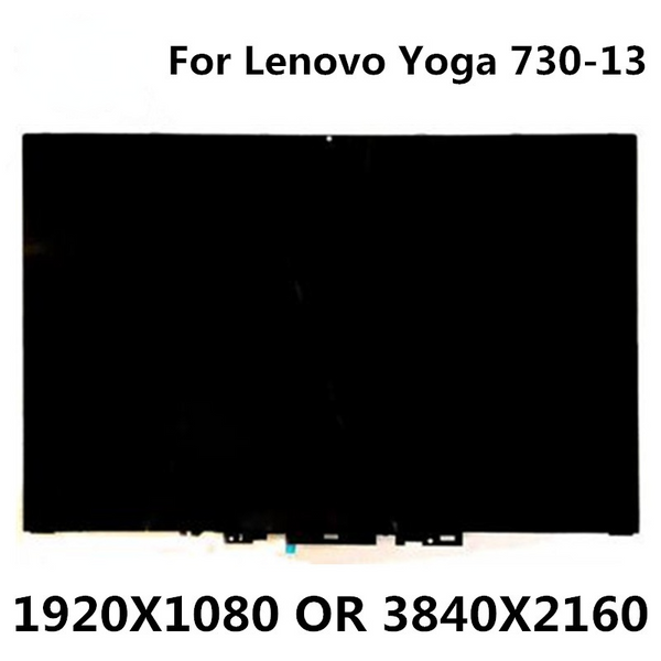 StoneTaskin 13inch For lenovo YOGA 730-13 LCD Screen Touch Digitizer Assembly Yoga 730 13 YOGA 730-13IKB FHD OR UHD with frame bezel