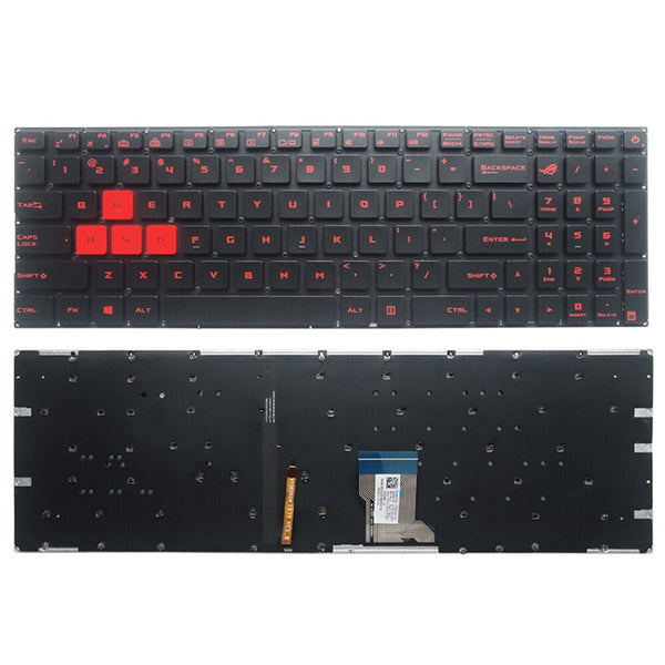 StoneTaskin Laptop Backlit Keyboard For ASUS GL502VM FX502 FZX60 GL702 GL753 FX502 GL702VM GL702VS US BACKLIT Standard English Layout