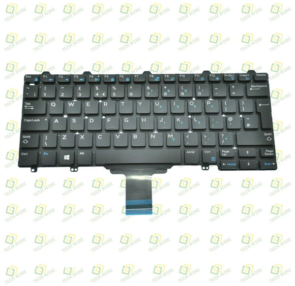 StoneTaskin High quality Brand New For Dell Latitude E5250 E3160 E7250 UK Layout with Big ENTER Key Laptop Keyboard 0D2C6M 4PTJF Backlight
